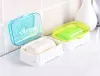 Creative transparent soap box with lid for draining water, large soap box rack, double-layer plastic soap box for bathroom Application Scenario